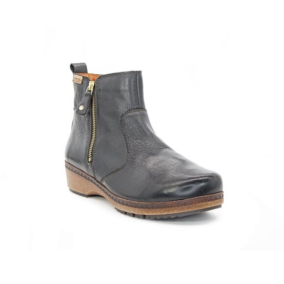 PIKOLINOS ‘Granada’ 8988 Women's Black Leather Zip Ankle Boots - Picture 5 of 12